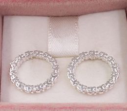 Boucles d'oreilles à disque droit en argent moyen, bijoux à tige en argent Sterling 925, convient aux bijoux européens, cadeau de style Andy Jewel 9127235902781199