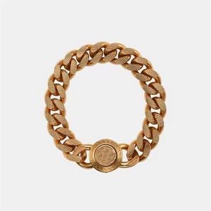 Medusa Grote gouden kettingarmband 18K verguld messing Luxe merk voor man vrouw hoge kwaliteit designer armbanden klassieke stijl link254B