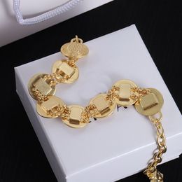 Medusa Heard Chain Bracelet Punk Model Banshee 18K Gold Brass Brand Woman Men Men Link Premium Street Festive Party Jewelry Supply Regalos MB10