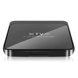 MEELO PLUS XTV Pro Stalker Smart TV Box Android 9.0 Amlogic S905X3 XTREAM-Codes Set Top Box 4K 2G 16G Dual Band 5G Wifi BT Mediaspeler