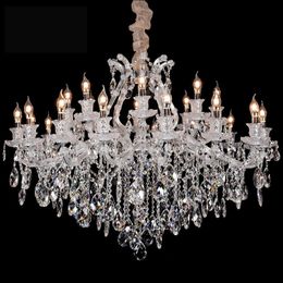 MEEROSEE-candelabro de cristal de lujo k9, lámpara colgante, luminarias de María Teresa, vestíbulo, sala de estar, iluminación del hogar
