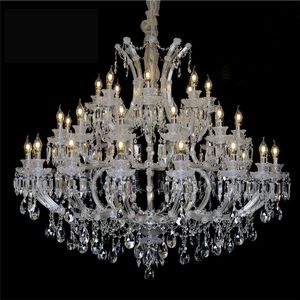 Meerosee Crystal Kroonluchter Licht Luxe Maria Theresa Pendant Lamp Hangende Lamparas Luster binnenverlichtingsvormige armaturen Foyer woonkamer