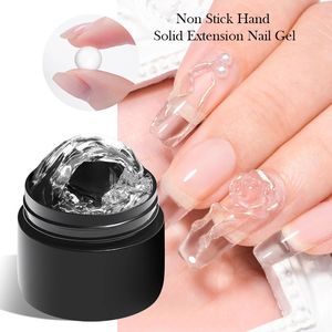 Rencontrez à travers 7 ml de gel à ongles solide à main sans bâton transparent