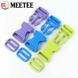 Meetee 10/20sets 15/20/25 mm plastic ontgrendeling gesp