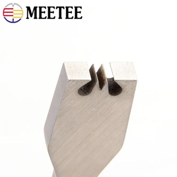 Meetee 1Set 3# 5# aleación de acero Zipe Tooh Tool Código Carga de la cremallera ALLACIÓN DEL MANUAL DE DIY Herramientas de cuero Accesorios