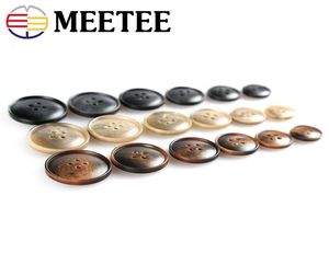 Meetee High Quality Resin Buttons Fashion 4 Hole Coat Bouton pour combinaisons Windbreaker Pantalon Bouton Couture Bouton ACCESSOIRES DIY 1452792