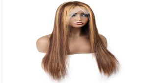 MeetU Highlight Ombre Color Transparent 131 Frontal Human Hair Wigs Lace Front Wig Body Wig Brésilien Brésilien pour les femmes tous âgés de 71853938