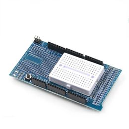 Mega 2560 R3 Proto Prototype Shield V3.0 Expansion Development Board + Mini PCB Breadboard 170 Points de cravate pour Arduino DIY