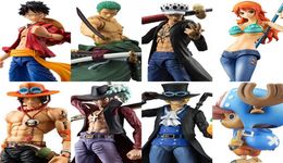 Megahouse Variable Action Heroes One Piece Luffy Ace Zoro Sabo Ley Nami Dracule Mihawk PVC Acción Figura Collectible Model Toy T203300362
