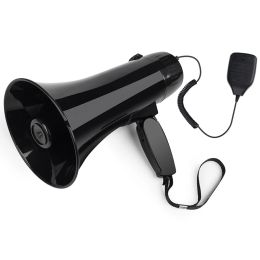 Megaphone 35 Watt Power Portable Megaphone Spreker Bullhorn Handheld Microfoon Builtin Sirene USB Flash Drive 240s Recording