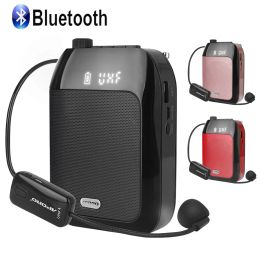 Mégaphone Bluetooth UHF Amplificateur vocal sans fil portable pour l'enseignement de la conférence Promotion de guide