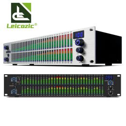 Megaphone Leicozic Audio Equalizer Digital 2Channel 2U LED Spectrum DSP Equalizador Profitional EQ312 Recordstudio -apparatuur