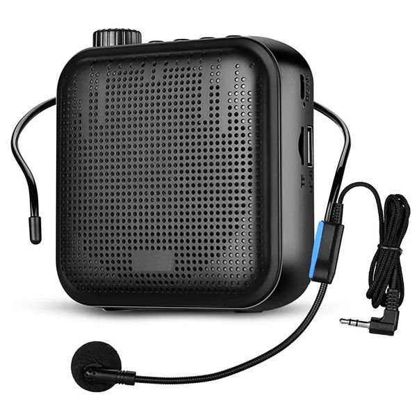 Mégaphone Portable 12W amplificateur vocal professeur Microphone haut-parleur Mini Audio pour la formation des enseignants réunion amplificador 231228