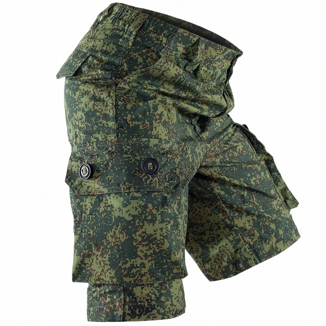 MEGE 2023 New Camoue Shorts Men Camo Camo Cargo Short Pants Militar