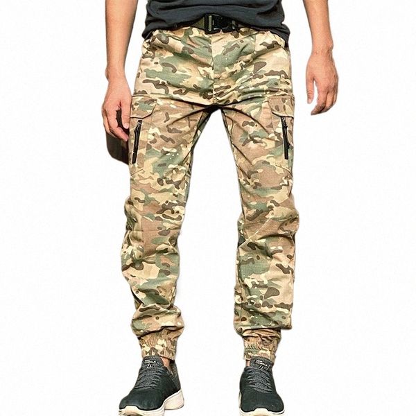 MEGE Brand Tactical Jogger Pants Men Streetwear Streetwear US Military Camoue Cargo Pantalones Trabajos Pantalones casuales urbanos 39mx#