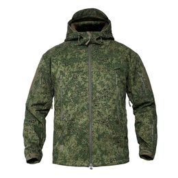MEGE Men s Military Camouflage Fleece Tactical Jacket Men Impermeable Softshell Windbreaker Winter Army Abrigo con capucha Ropa de caza 220830