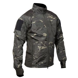 MEGE MENSEN TACTISCHE JASER JAS MAAK FLEECE CAMOUFLAGE MILITAIRE Parka Combat Army Outdoor Uitloper Lichtgewicht Airsoft Paintball Gear 210811