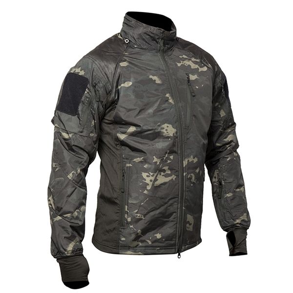 Veste tactique pour hommes Mege manteau polaire camouflage militaire Parka armée de combat vêtements d'extérieur légers Airsoft Paintball Gear 211008