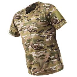 Mege Men Tactical Camouflage Multicam T-shirt à séchage rapide Military Combat Armo Camo Colon