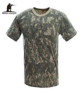 Mege Military Camouflage Breathable Combat Tshirt Men Summer Coton Tshirt Army Camo Camp Tees 2204117986594