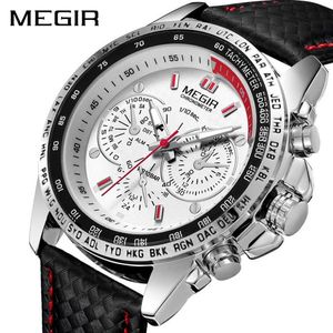 MEGIR montre militaire hommes Relogio Masculino mode lumineux armée montres horloge heure étanche hommes montre-bracelet xfcs 1010 X0524211c