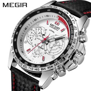 MEGIR montre militaire hommes Relogio Masculino mode lumineux armée montres horloge heure étanche hommes montre-bracelet xfcs 1010 X0524189x