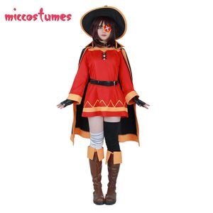 Costume de Cosplay Megumin Tenue d'Halloween Anime Konosuba God de Dieu sur ce monde merveilleux pour les femmes adultes Y0913