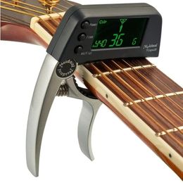 Meideal TCAPO20 Quick Change Key Capo Tuner Alloy Materiaal voor akoestische elektrische gitaarbaschromatisch