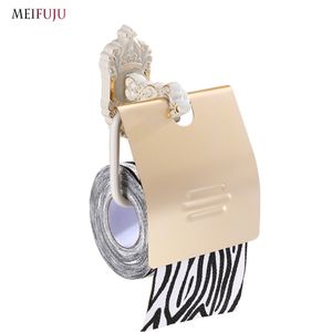 Meifuju vintage toiletpapierhouder antieke zwart toiletweefselhouder aluminium wandrol houders badkamer accessoires brons