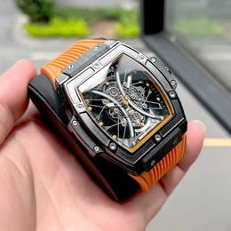 Meigel véritable montre à gaz Tritium hommes étudiant Concept seau édition limitée bande de silicium nuit lueur montre extérieure