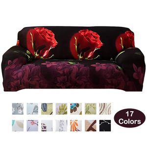 Meijuner 3D Canapé Couverture Rose Impression Élastique Slipcovers Élastique Tout Compris Couch Couverture Canapé Couvre pour Salon Y416 201119