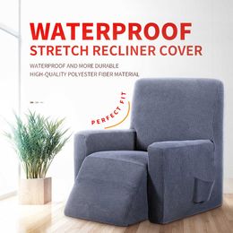 Meijuner impermeable estiramiento reclinable cubierta todo incluido sofá sólido muebles simples funda sillón sofá cojín 210723