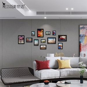 Meisd Acryl Diy PO Frames 91218 PCSSet Wall Decor Stickers Art Pictures Teken Home Decor Living Room Poster 201111