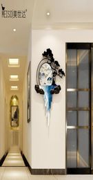 Corloge de conception vintage Meisd Grande décoration Home Watch Quartz Horloge murale silencieuse suspendue Horloge Horloge Home Decor 2011189802455