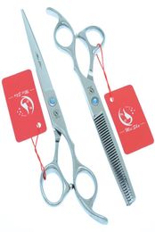 Meisha Corte de 7 pulgadas de 65 pulgadas de alineación de cabello grande conjunto Japan Steel Hairdressing Skears Salon Barber Tools A0127A8111364