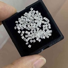 Meisidian 2.5x2.5mm VVS Losse Moissanite Square Diamond Stone Pirce Per Carat