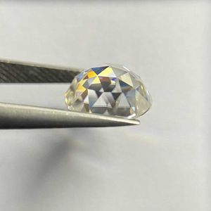 Meisidian – certificat GRA 2.6 Carat, 10mm D VVS1, diamant taille Rose à dos plat, Moissanite, perdre la pierre précieuse H1015