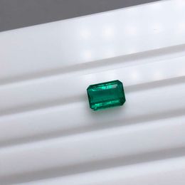Meisidian Hand Maak 100% Octagon Cut 1 Carat Natural Zambia Emerald Pirce Gemstone H1015