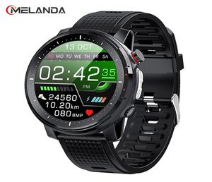 Melanda Full Touch Smart Watch Men Sports Clock IP68 Waterdichte hartslagmonitor smartwatch voor iOS Android -telefoon MD15 Contact 4758552
