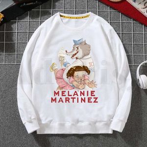 Melanie Martinez Kpop Été Graphique Esthétique Hoodies Sweat Imprimer Tendance Hommes Vêtements Hip-Hop Mâle Crewneck Hoodies Hommes Y0319