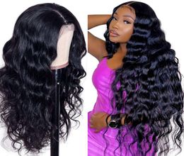 Melodie 180 Dichtheid Body Wave Kant Frontale Menselijk Haar Pruiken Peruaanse Virgin Haar Kant Voor Water Wave Hd Volledige Pruiken2376027