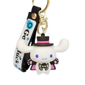 Melody Kuromi Cinnamoroll Zacht Rubber Leuke Kat Sleutelhanger Auto Tas Hanger Sleutelhanger Verjaardag Sieraden Vakantie Vriend Geschenken 2189