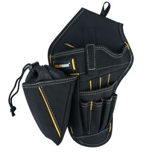 MELOTOUGH Boorholster Slagschroevendraaier Gereedschapstassen etui met bitetui Heavy Duty voor riem 231220