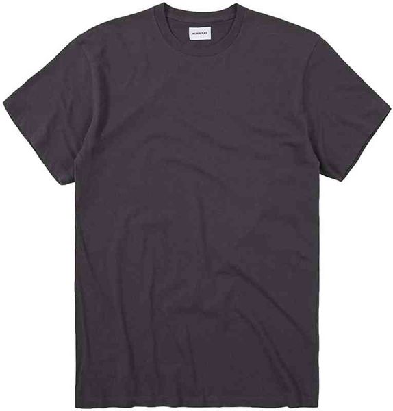 MELROSE PLACE T-shirt court en coton Sve pour homme, pré-rétréci avec un lavage doux, tricoté à partir de coton, teint en pièce