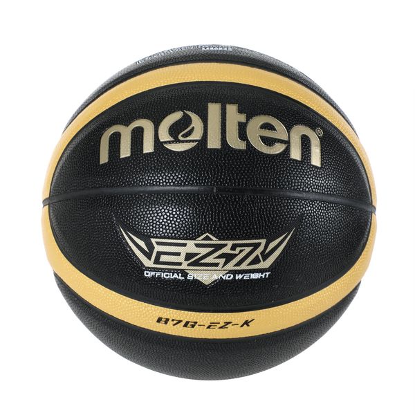 Fondre taille 5 6 7 basket-ball EZ-K noir or PU extérieur intérieur ballon femmes jeunes hommes compétition entraînement basket-ball 240124