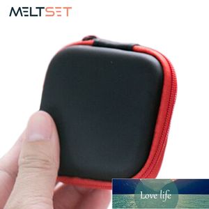 Meltset Mini sac de rangement pour écouteurs pochette organisateur de câble boîte USB numérique sac électronique de voyage Portable