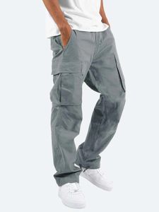 MEM MULTI-POCHETS PANTAGE DE CARROGE SPRÉEMENT SUMBRE Men Streetwear Zipper Leg Skinny Work Joggers Cotton Casual Trasers99