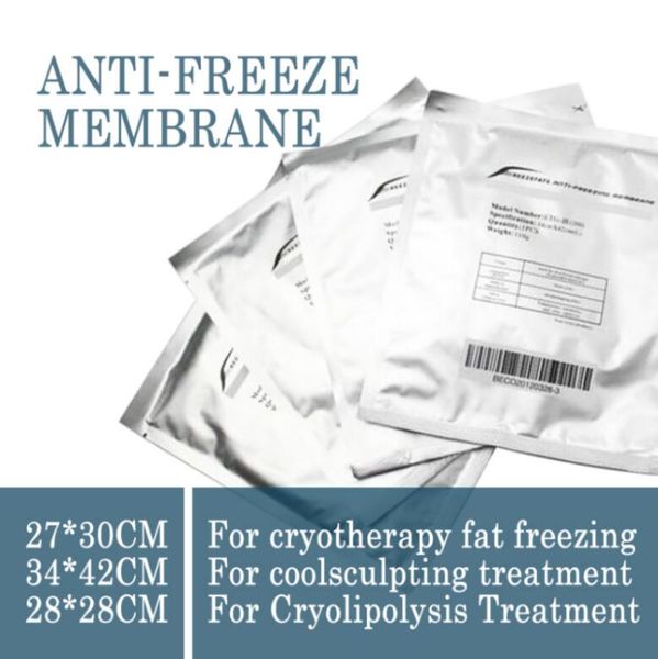 Membrane pour cryolipolyse congélation des graisses amincissant l'équipement d'élimination de la cellulite de réduction des pertes de machine 5 poignées Cryo