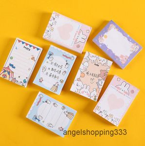 Mémo déchirable Notes autocollantes Pad Keer étudiant planificateur lapin papeterie mignon placé Kawaii Vellen fournitures autocollant école N Jjgdj6327591