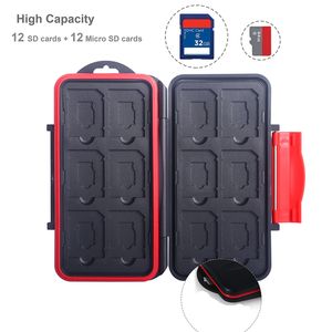 Memory Card Case Holder 24 Slots Professional Waterproof Anti-Shock Protector Cover For SD TF Cards Storage JK2101XB